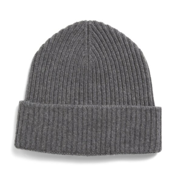 NEW TESMA Made In Italy Recycled Cashmere And Wool Blend Ribbed Beanie 1025 2m1 - Picture 3 of 3